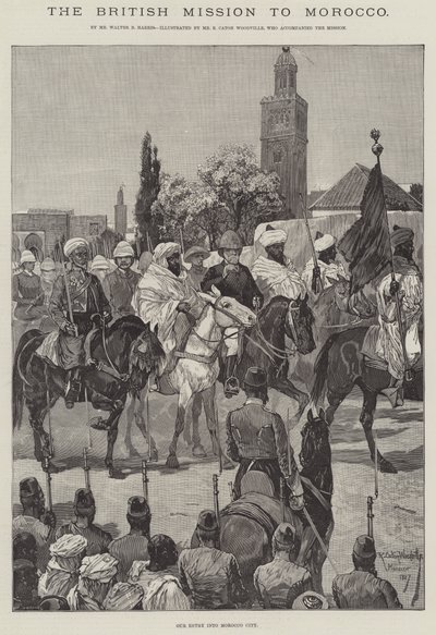 The British Mission to Morocco by Richard Caton Woodville junior